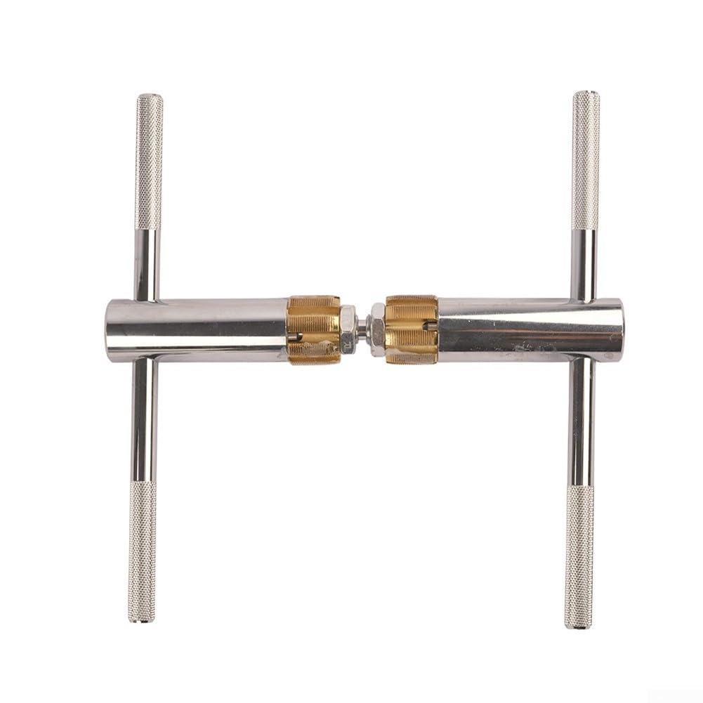 Herramienta de roscado de rosca para pedalier de bicicleta, kit de reparación de roscas de marco de ciclo de aleación de aluminio con grifos de acero inoxidable para mantenimiento de ciclismo y