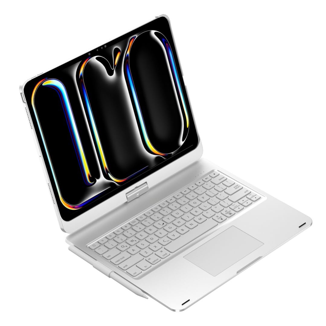 Amazon | 360度回転 iPad Pro 13インチ M4 キーボードケース