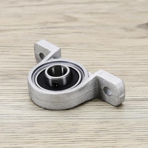 8 Stück KP08 Stehlager Vertikale Stehlager Flanschlager aus Zinklegierung 8 mm Innendurchmesser Selbstausrichtende Lager für 3D-Drucker