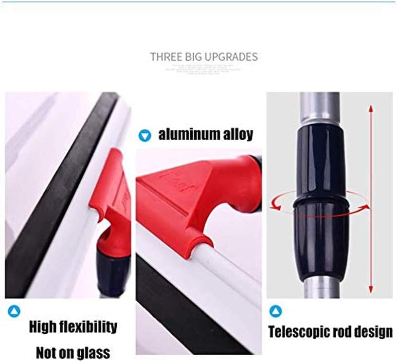 Floor Wiper-Heavy Duty Floor Squeegee Long Handle for Washing and Drying Tile Glass Marble and Wood Surfaces(35cm)