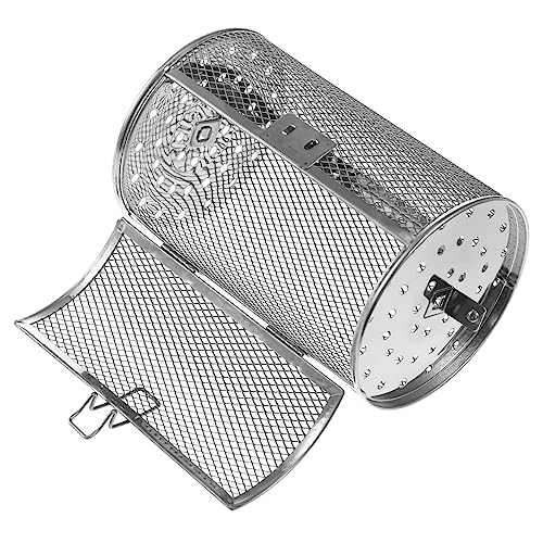 ULTECHNOVO Cesta Inoxidable Freidora de Aire de Cocina Duraderos y Resistentes Calor Asar como Cacahuetes y Nueces