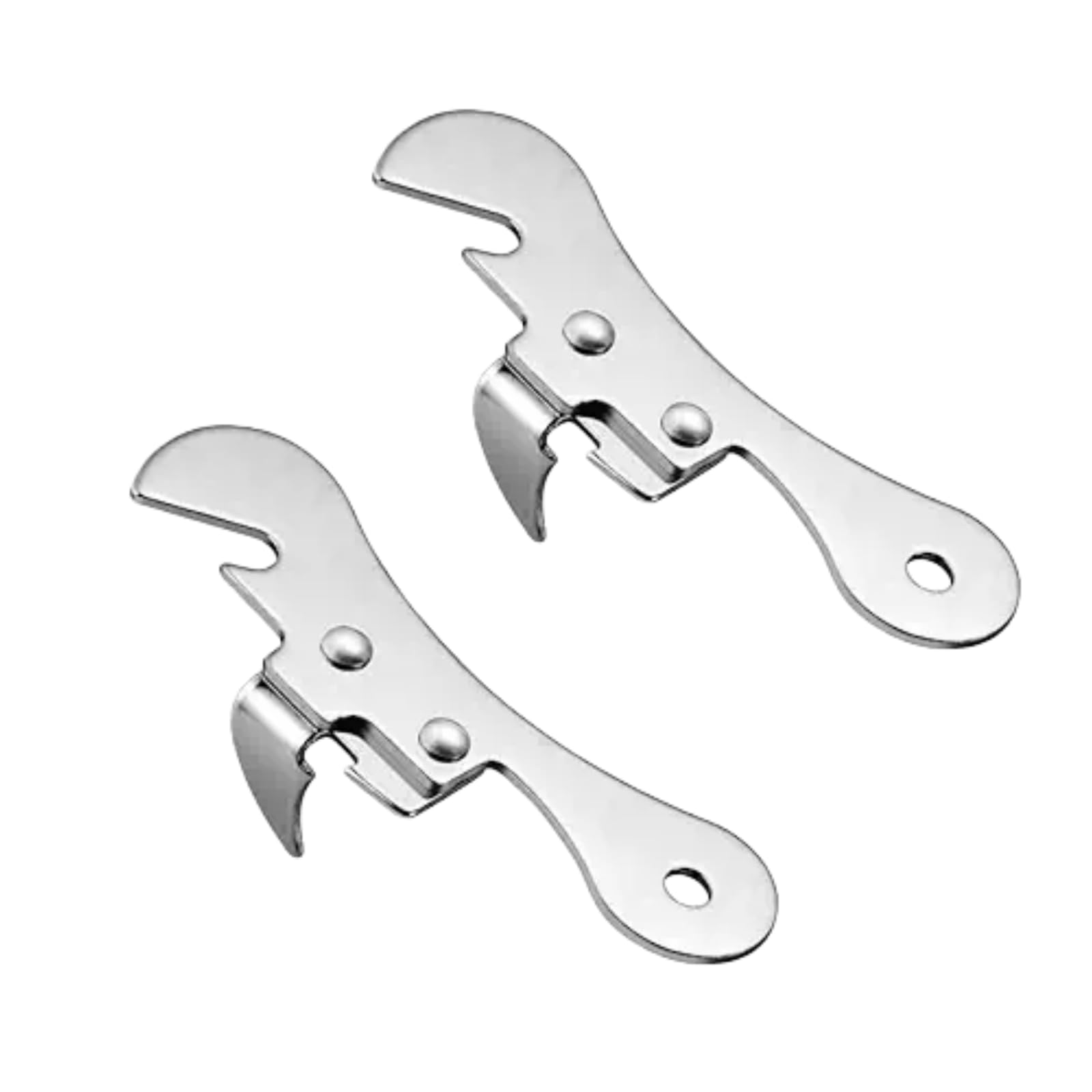 2Pcs Silver Stainless Steel Can Opener Manual Can Opener Multifunctional Kitchen Accessories, Manual Can Openers, Manual
