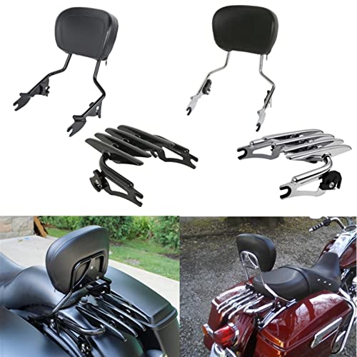 Dossier sissy bar de voyage et porte-bagages moto pour road trip FLHXS - 5