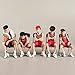 Produktbild BHNACM Action-Figur-SLAM Dunk 5 Zeichen Puppen Hanamichi Sakuragi Rukawa Kaede Mitsui Hisashi Akagi Takenori Red Jersey Sitz