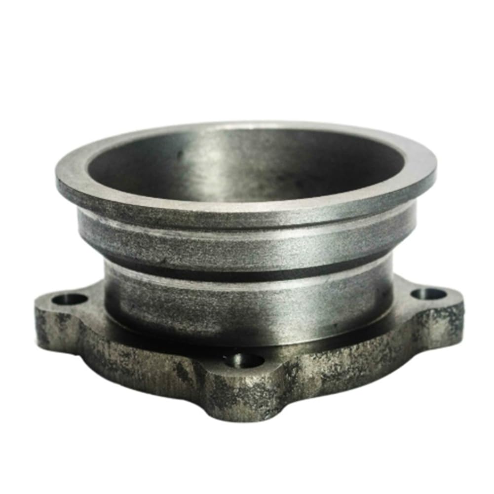 Kit Convertitore Flangia Adattatore Collettore di Scarico Turbo da 2,5" A 3" A 4 Bulloni in Ghisa
