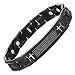 English Bible Lords Prayer Men's Titanium Magnetic Bracelet Adjustable By Willis Judd