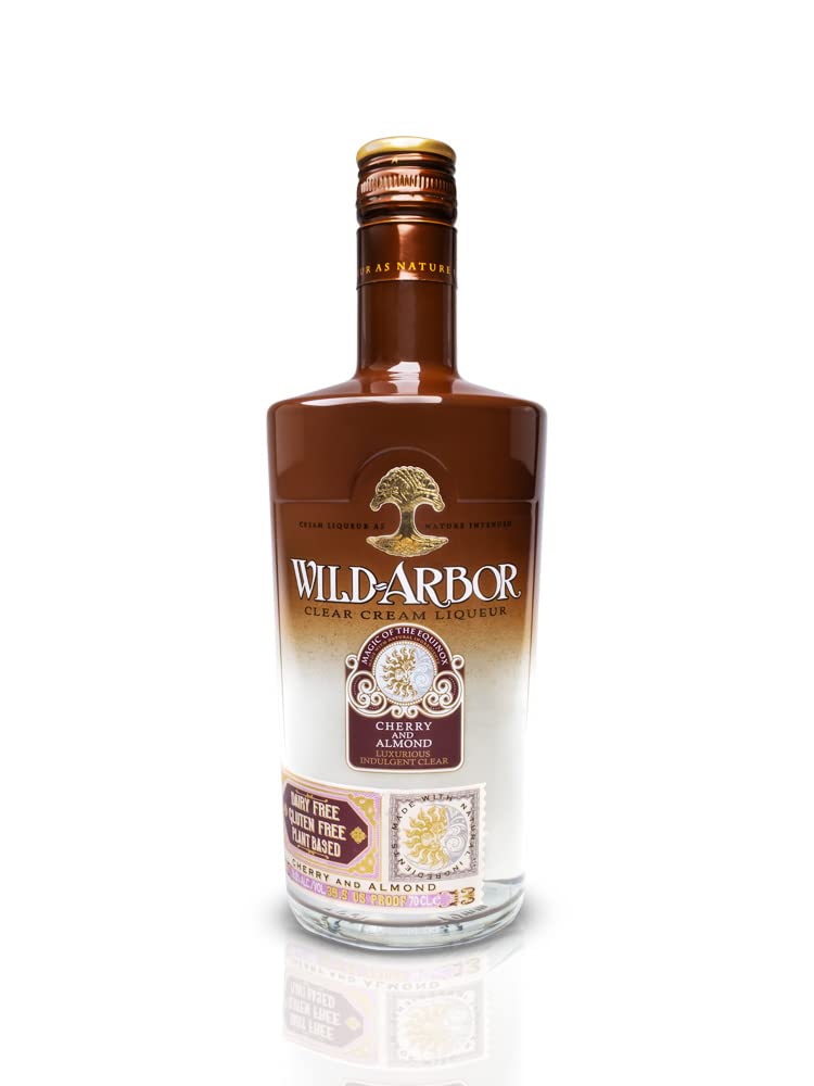 Wild Arbor Secrets of Solstice Clear Crème Liqueurs - 70cl, 35% ABV - Fine Cinnamon and Sweet Cardamom - Dairy-Free, Gluten-Free, Plant-Based - Luxurious Spice-Infused Irish Cream Liqueur