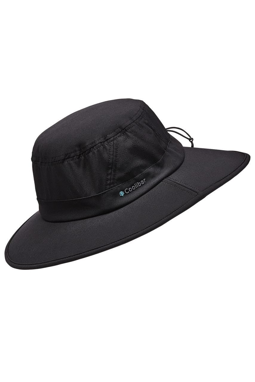 Performance Golf Hat with Wide Brim - UPF 50+ Sun Protection - Fore Golf in Black