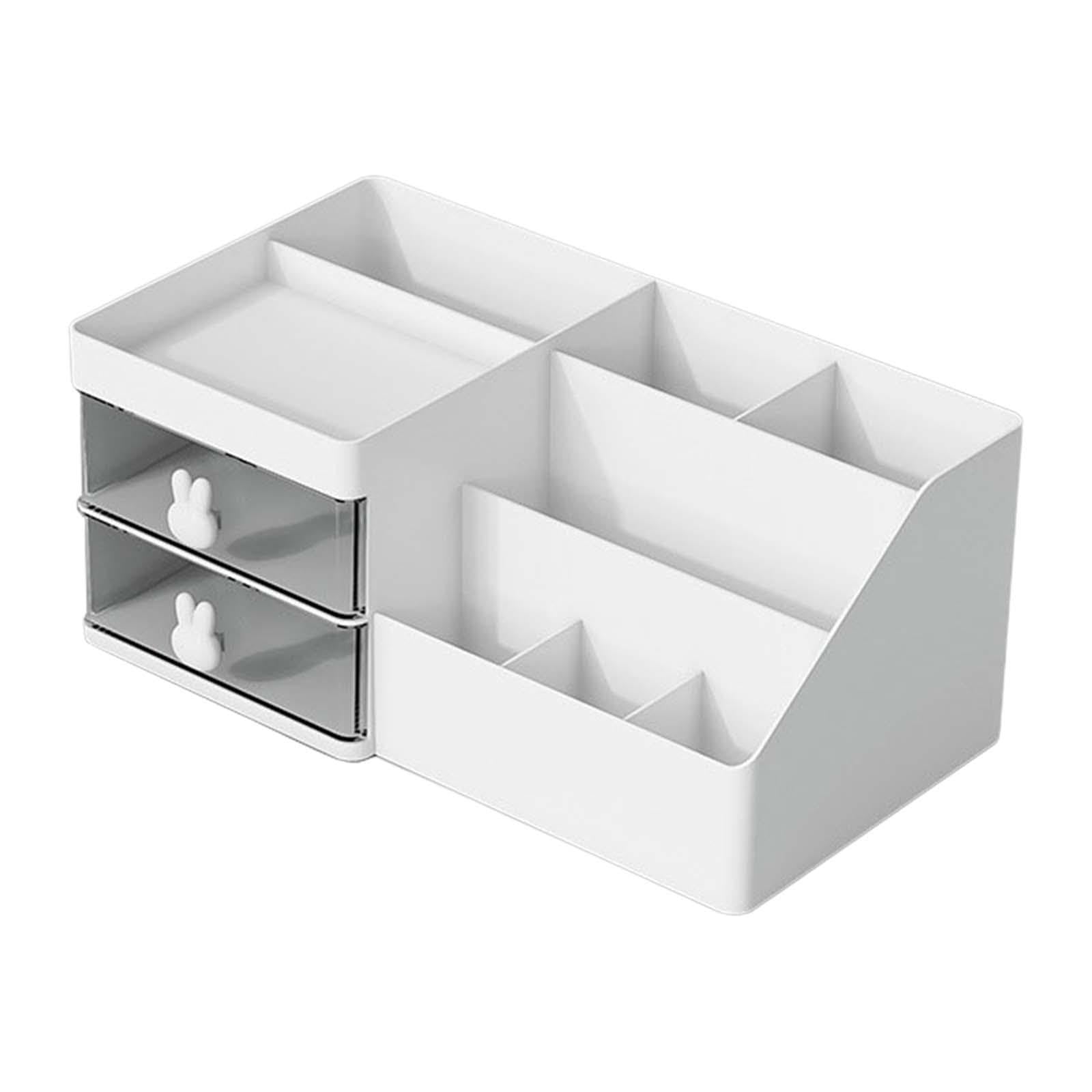 BNF® Desk Organizer with Drawers Pen Holder for Home Office Supplies Vanity Table White|Home & Garden |Household Supplies & Cleaning|Home Organization|Storage Boxes 2