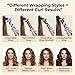 My Beauty Spot 4-Piece Ultra-Soft Satin Heatless Curling Set - Overnight No Heat Hair Curler Rod for Medium to Long Hair - Includes 2 Scrunchies & Clip