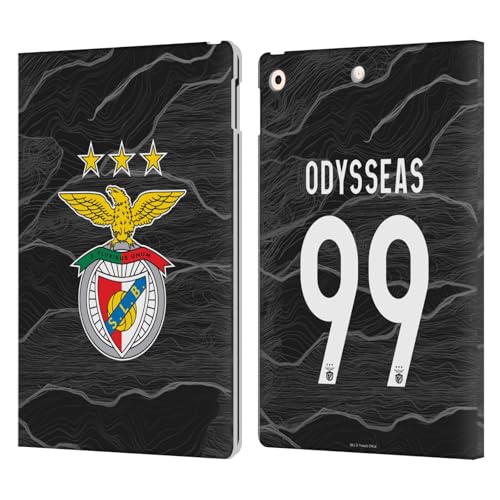 Étui portefeuille iPad 10.2 Apple housse cuir S.L. Benfica maillot Vlachodimos
