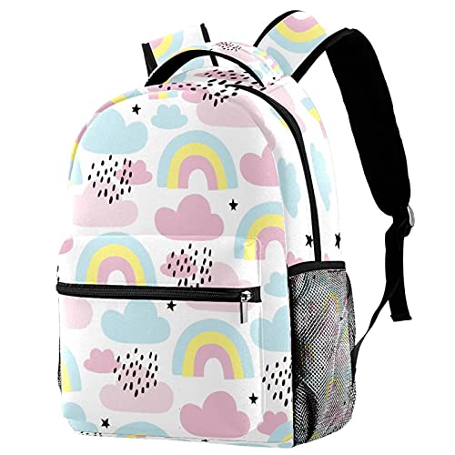 Sac à dos décontracté pour femme au motif zèbre multicolore un style graphique