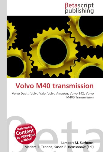 Volvo M40 transmission: Volvo Duett, Volvo Valp, Volvo Amazon, Volvo 142, Volvo M400 Transmission