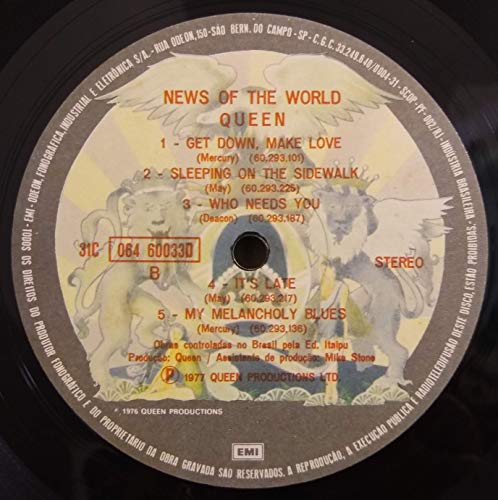 News Of The World, LP Vinil, 1977