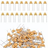 100PCS 0.1uF 104 100nF Ceramic Capacitors, Multilayer Monolithic Ceramic Capacitor Ceramics Disc Capacitors (5.08mm)