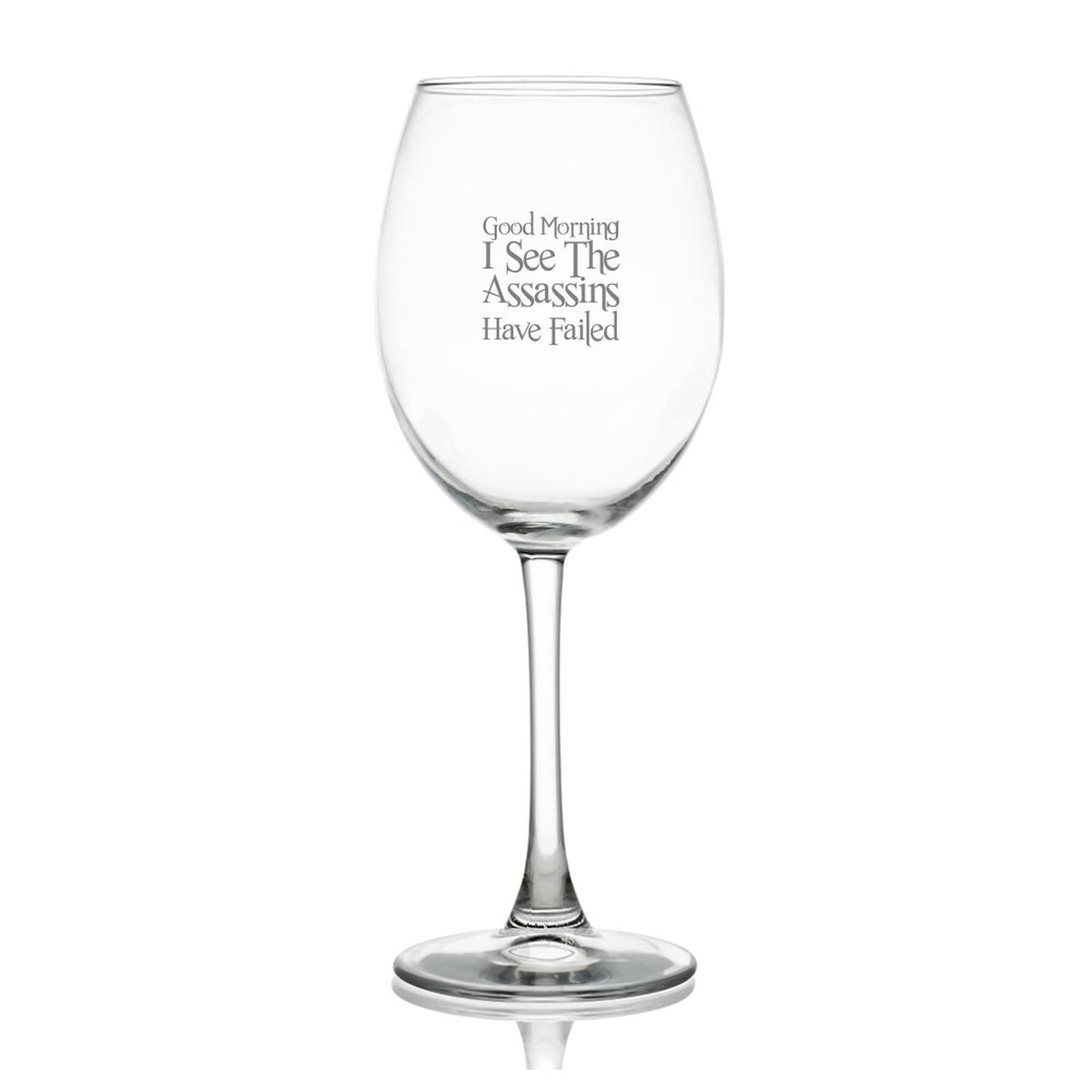 Verre à vin rouge en cristal gravé 500 ml pour réception et voyage