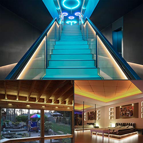 image for Areful LED Rope Lights, 16.4ft Waterproof Connectable Strip Lighting, 