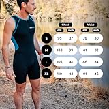 RunBreeze Tri Suit Mens – Triathlon Suit for Men, Breathable, Quick Drying Trisuit, Rear Pockets, Triathlon Suit Mens for Cycling, Swimming, Running - Image 6