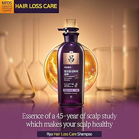 RYO Hair Strength Expert Care Shampoo for Oily Scalp with Strengthen & Volume Conditioner | Korean Ginseng Haircare Set for Fine or Oily Hair | Strengthening & Volumizing | Holiday Gift
