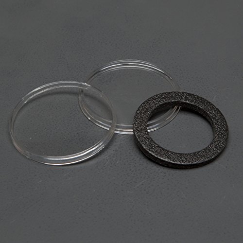 Capsulas protectoras Air-Tite para monedas 28mm anillo negro miniatura 2