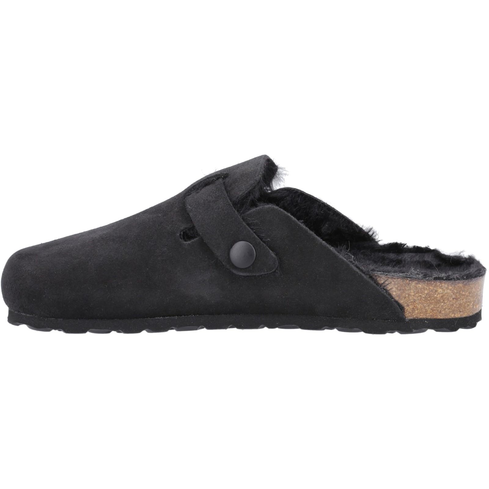 Hush Puppies Female Jade Slippers, Black, 7