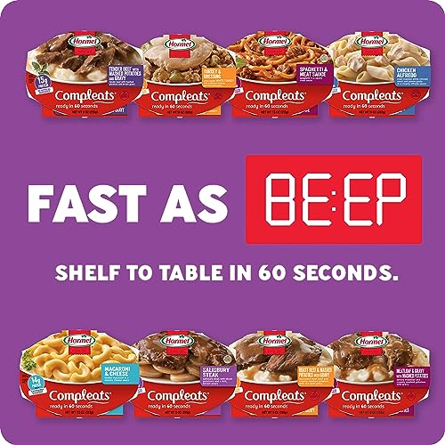 Compleats ZQB-18621B Hormel Compleats Salisbury Steak Microwave Tray thumb #6