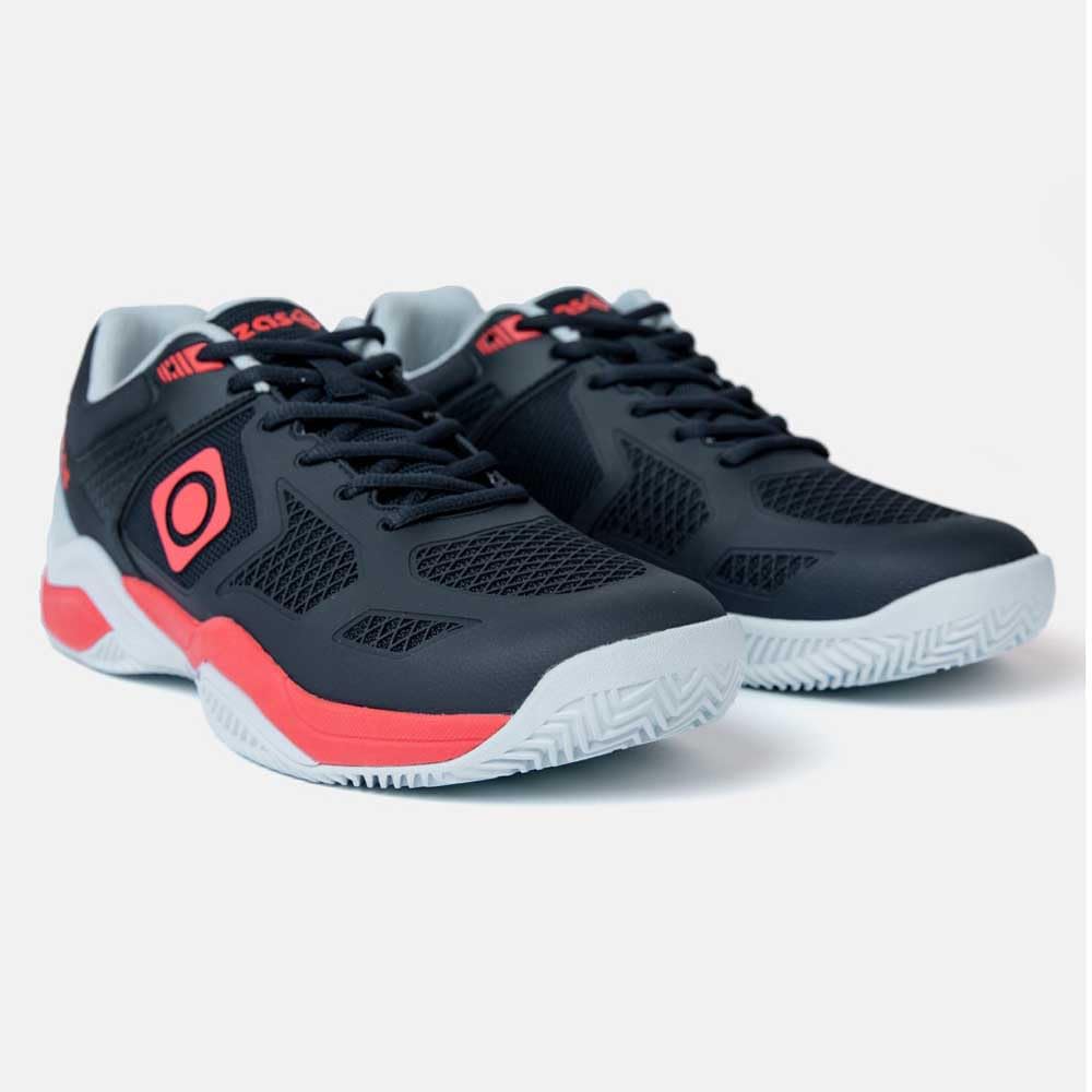 Izas Rockford Zapatillas de Padel para Hombre y Mujer con Cordones y Suela Antideslizante. Deportivas Acolchadas, Ligeras y Transpirables de Alto Rendimiento. Zapatos Unisex para Pádel