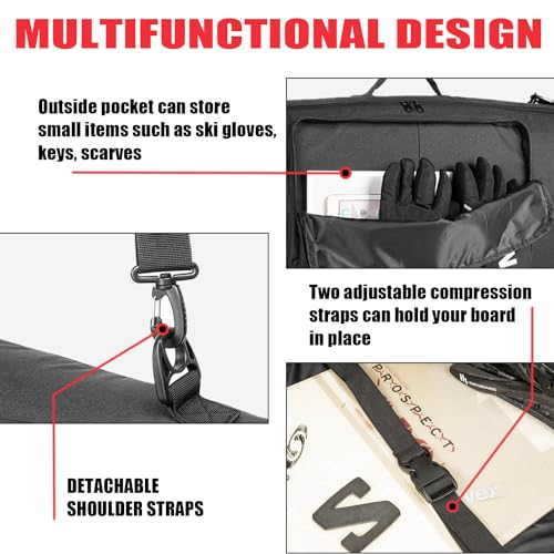 MERALIAN Padded Snowboard Travel Bag