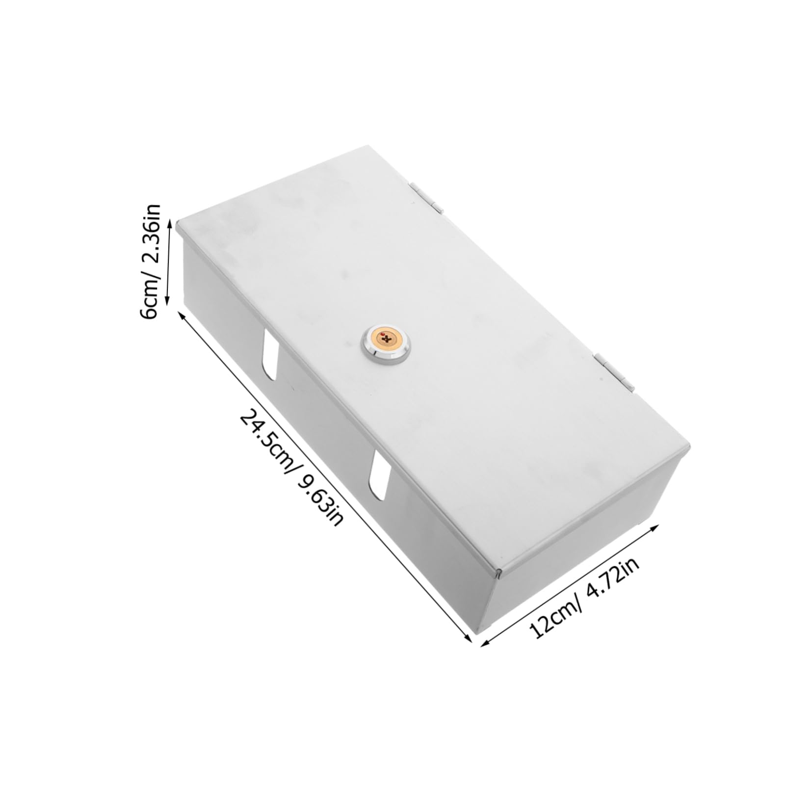 ibasenice Scatola Stagna per Prese Doppie da Esterno in Acciaio Inossidabile, Design a Doppia Presa, Installazione a Parete, Resistente alle Intemperie per Veicoli Elettrici e Attrezzature