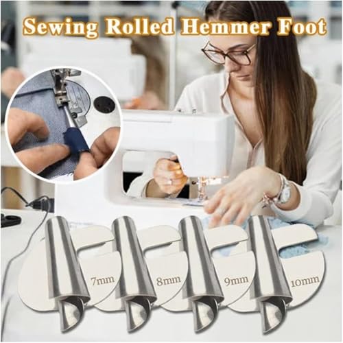 Set de 8 Pies Prensatelas para Dobladillo Rolled Hemmer miniatura 2