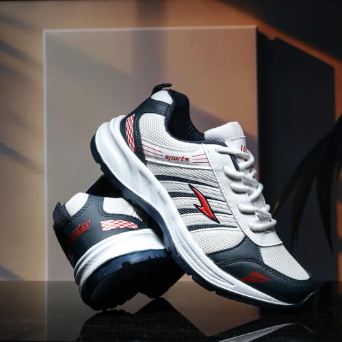 Image of ASIAN Wonder-21 Men's Running Shoes | Lace-Up Shoes with Lightweight Mesh Upper | Cushioned Comfort & Durable Grip for Daily Use