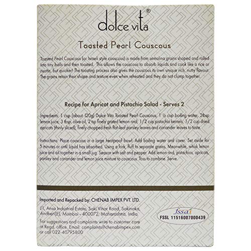 Image of Dolce Vita Toasted Pearl Couscous, 200 grams
