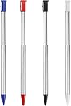 Metal 3DS Stylus Pen, Compatible with Nintendo 3DS, 4in1 Combo Touch Styli Pen Set Multi Color for 3DS