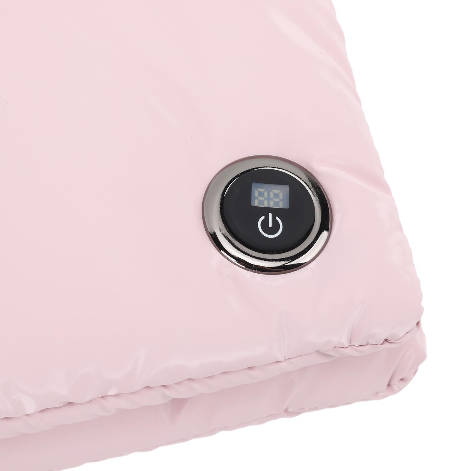 Beheizte Graphen-Handwärmertasche, USB-Aufladung, 3 Temperaturstufen, waschbar, doppelseitige beheizte Handwärmertasche für den Winter (Rosa)