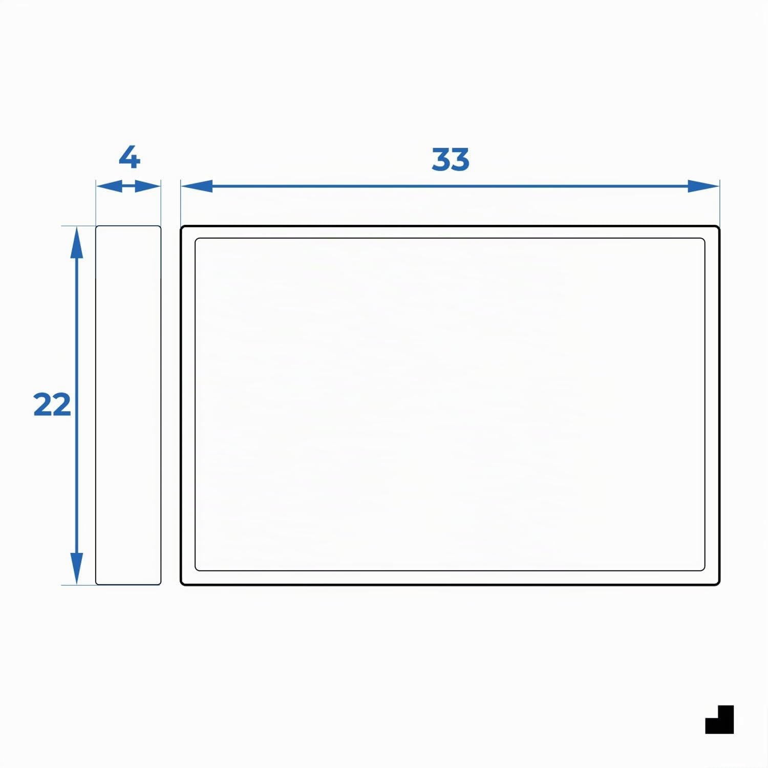 LED Hausnummer Schild – 230V Anschluss – Anthrazit 33x22 cm – Aluminium + Plexiglas – Wetterfest, personalisierbar, modernes Design für Außenbereich, klare Sichtbarkeit bei Nacht
