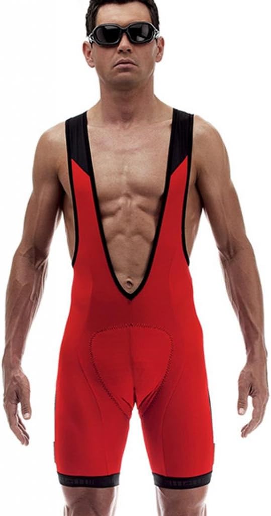Assos T Fi. Uno S5 Bicicletta Salopette/Ciclismo Pantaloncini Rosso:  Taglia: L (52) : Abbigliamento
