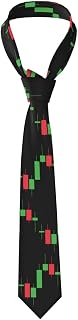 Forex Stock Market Crypto Trading Candlestick Ties Men Necktie Women Silk Tie Unisex Fashion Neckties Classic Neck Ties