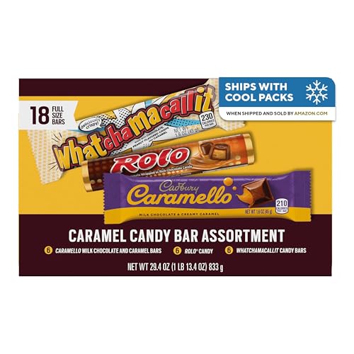 Hershey Assorted Caramel Candy Box, 29.4 oz...