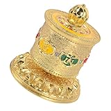 Moulin à prières tibet - détails de l'artisanat sont bons, l'apparence est , la sensation main est confortable et elle est vive et , moulin à prières décoratif