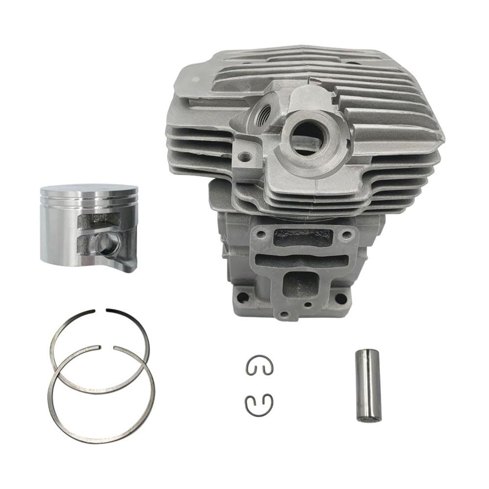 Lecreatekit Kit de cilindro de repuesto para motosierra MS391 - Cilindro metálico recubierto de Nikasil con anillos de pistón, compatible con OEM 1140-020-1204/11400201204