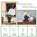Sieral 3 Pcs Ceramic Face Vase Female Form Flower Modern Body Vase for Decor with Head Half Body Bust Centerpiece for Table Shelf Home Bedroom Room Office(Small,Black)