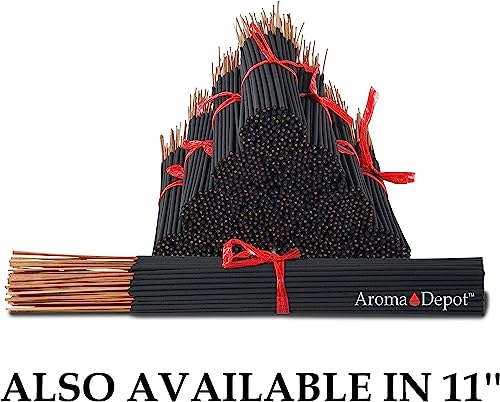 Jasmine Most Exotic Charcoal 7'' Incense Sticks. Approx. 85 To 100 Sticks Per Bundle, Length - 7 Inches, Each Natural Stick Burns For 35 To 45 Mins Each. Long Lasting. Guarantee 100% Pure #TOP5