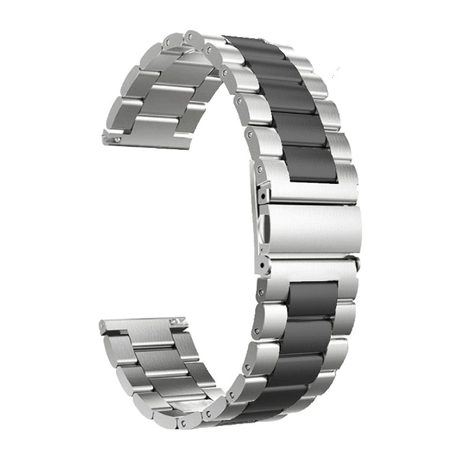 Sangle montre acier inoxydable universelle version rapide 22mm - 8