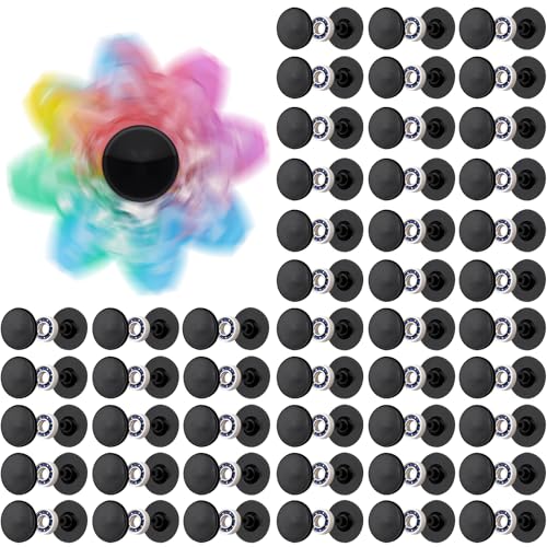 Image of NiArt Fidget Spinner Bearings with Caps 48 Pack, Chrome Steel DIY Set | Sealed Bearing Design Keeps Dust Out for Smooth Precision Spinning, Ideal for Resin Casting Projects, Stress Relief
