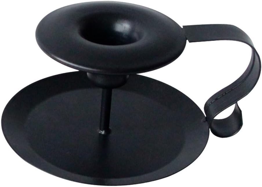 European Iron Candlestick Handheld Portable Home Retro Candlelight Dinner Decoration Candles