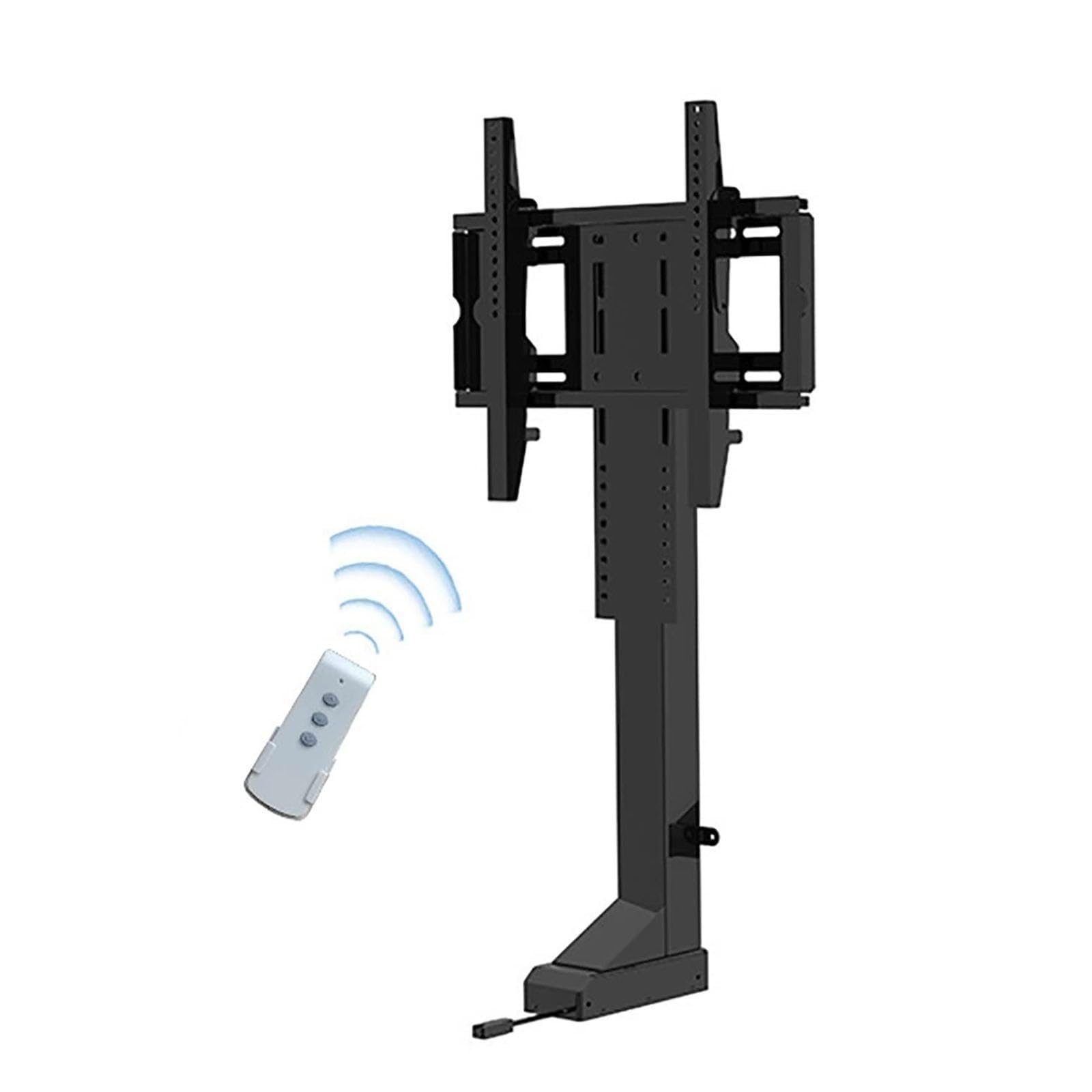 THEGA Automatic Lift TV Bracket With Remote Control -Telescopic Electric TV Lift, Can Be Hidden In The Cabinet, For 32-75 Inch Ultra Slim TVs, Travel Less Than 40 Seconds