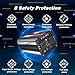 LVYUAN 3000W Power Inverter DC 12V to 240V AC Converter 6000W Peak with 2 AC Sockets 1 USB, LCD Display and Wireless Remote Control, for Car Caravan Camping Boat Converter