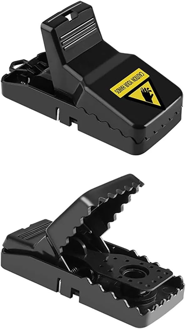 Novo35Reusable large Rat Traps that Kill Instantly - One click set up. 6 Pack, 4 pack or 2 pack. Heavy duty traps for rodent control. Suitable for external and internal use. 2 PACK