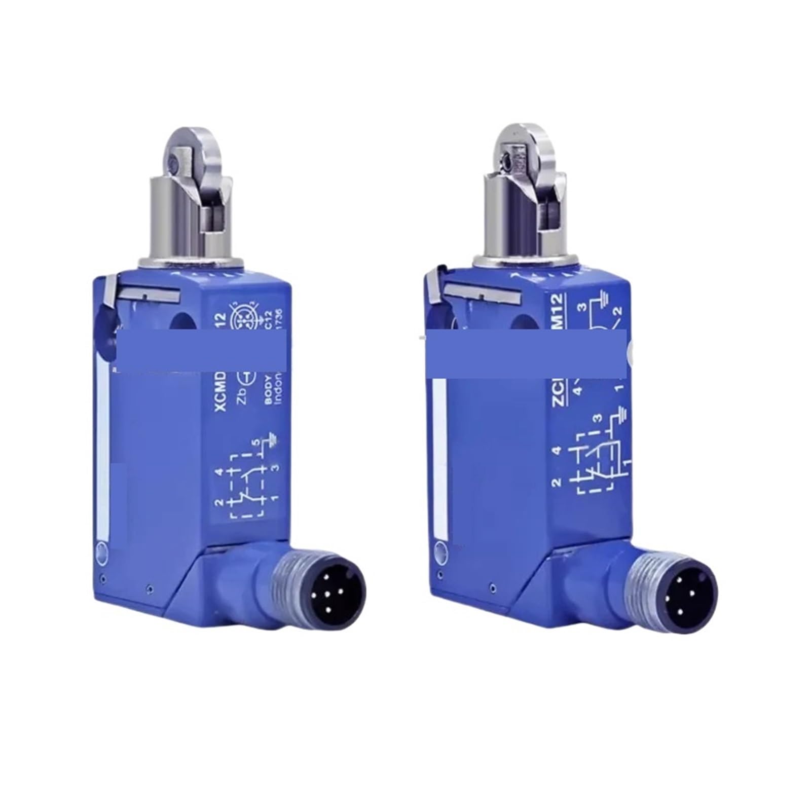Interrupteur de fin de course XCMD2145M12 de précision industrielle avec connecteur M12
