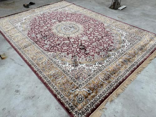 Image of Luxury Silk Carpet 5 x 7 FEET for Living Room or Bedroom, Made with Premium Silk, Perfect for Elegant Interiors Comfort and Timeless Design